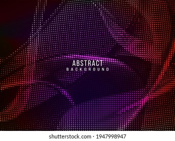 Abstract geometric colorful pattern halftone dots modern design background vector