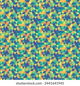 Abstract geometric colorful pattern. Abstract pattern in a colorful scheme. Colorful triangle pattern vector illustration.
