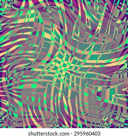Abstract Geometric  colorful seamless pattern. Hand painted. Vector.