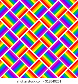 Abstract geometric colorful seamless pattern. 