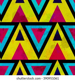 abstract geometric colorful seamless pattern