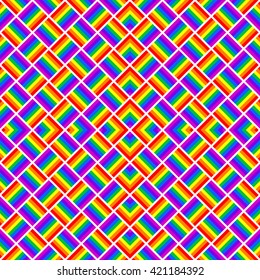 Abstract geometric colorful seamless pattern.
