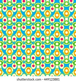 Abstract geometric colorful seamless pattern.