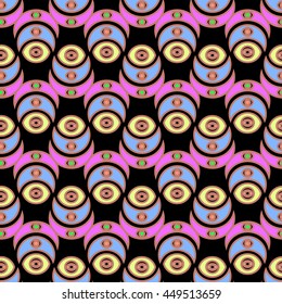Abstract geometric colorful seamless pattern.