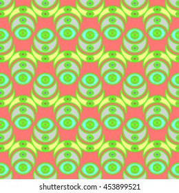 Abstract geometric colorful seamless pattern.