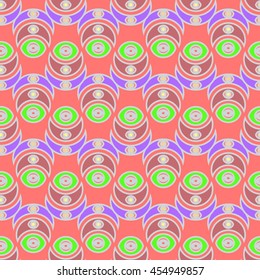 Abstract geometric colorful seamless pattern.