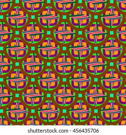Abstract geometric colorful seamless pattern.