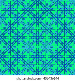 Abstract geometric colorful seamless pattern.