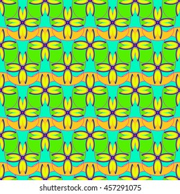 Abstract geometric colorful seamless pattern.
