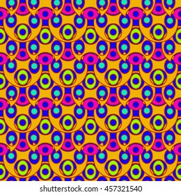 Abstract geometric colorful seamless pattern.
