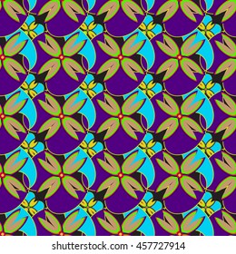 Abstract geometric colorful seamless pattern.