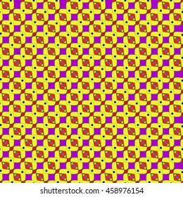 Abstract geometric colorful seamless pattern.