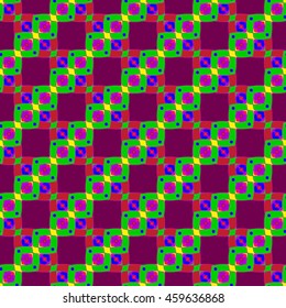 Abstract geometric colorful seamless pattern for background.