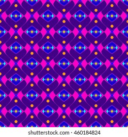 Abstract geometric colorful seamless pattern for background.
