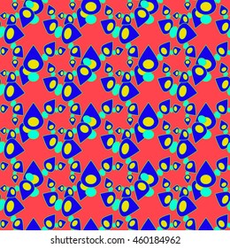Abstract geometric colorful seamless pattern for background.