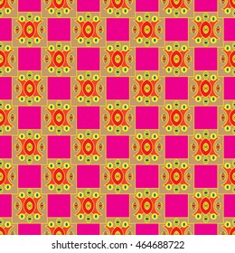 Abstract geometric colorful seamless pattern.
