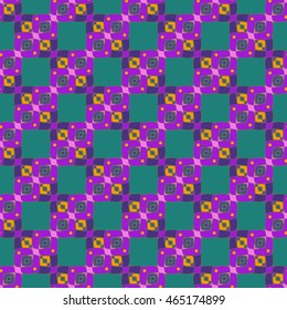Abstract geometric colorful seamless pattern.
