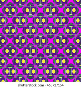 Abstract geometric colorful seamless pattern for background.