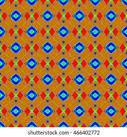 Abstract geometric colorful seamless pattern.