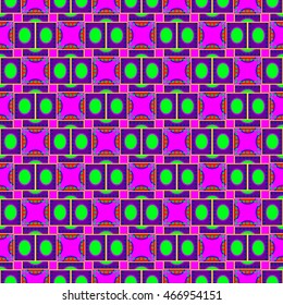 Abstract geometric colorful seamless pattern.
