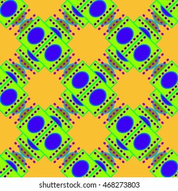 Abstract geometric colorful seamless pattern.