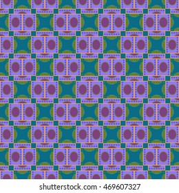 Abstract geometric colorful seamless pattern.