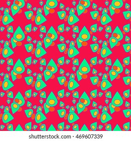 Abstract geometric colorful seamless pattern.
