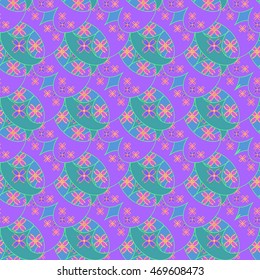 Abstract geometric colorful seamless pattern.