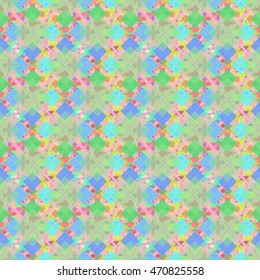 Abstract geometric colorful seamless pattern for background.