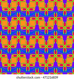 Abstract geometric colorful seamless pattern.