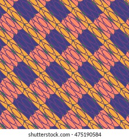 Abstract geometric colorful seamless pattern for background.