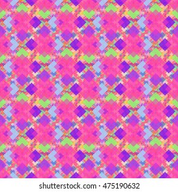 Abstract geometric colorful seamless pattern for background.