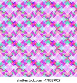 Abstract geometric colorful seamless pattern for background.