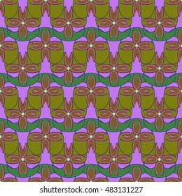 Abstract geometric colorful seamless pattern.
