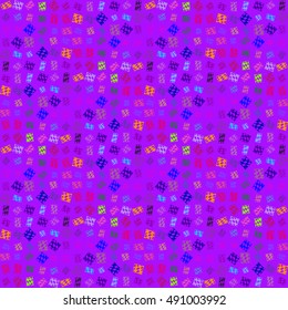 Abstract geometric colorful seamless pattern for background. Decorative backdrop can be used for wallpaper, pattern fills, web page background, surface textures.