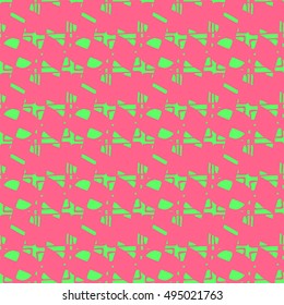 Abstract geometric colorful seamless pattern for background. Decorative backdrop can be used for wallpaper, pattern fills, web page background, surface textures.