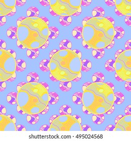 Abstract geometric colorful seamless pattern for background. Decorative backdrop can be used for wallpaper, pattern fills, web page background, surface textures.