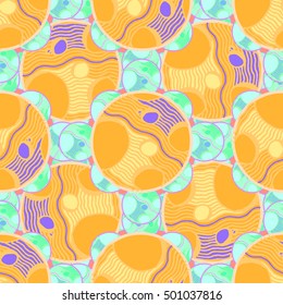 Abstract geometric colorful seamless pattern for background. Decorative backdrop can be used for wallpaper, pattern fills, web page background, surface textures.