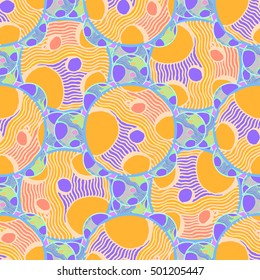 Abstract geometric colorful seamless pattern for background. Decorative backdrop can be used for wallpaper, pattern fills, web page background, surface textures.