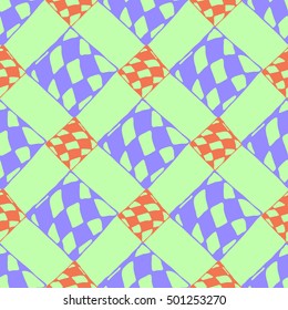 Abstract geometric colorful seamless pattern for background. Decorative backdrop can be used for wallpaper, pattern fills, web page background, surface textures.