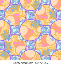 Abstract geometric colorful seamless pattern for background. Decorative backdrop can be used for wallpaper, pattern fills, web page background, surface textures.