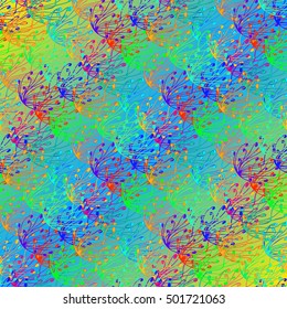 Abstract geometric colorful seamless pattern for background. Decorative backdrop can be used for wallpaper, pattern fills, web page background, surface textures.