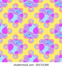 Abstract geometric colorful seamless pattern for background. Decorative backdrop can be used for wallpaper, pattern fills, web page background, surface textures.