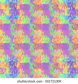 Abstract geometric colorful seamless pattern for background. Decorative backdrop can be used for wallpaper, pattern fills, web page background, surface textures.