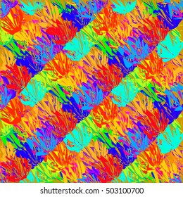 Abstract geometric colorful seamless pattern for background. Decorative backdrop can be used for wallpaper, pattern fills, web page background, surface textures.