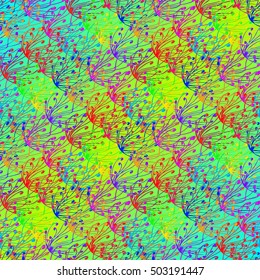 Abstract geometric colorful seamless pattern for background. Decorative backdrop can be used for wallpaper, pattern fills, web page background, surface textures.