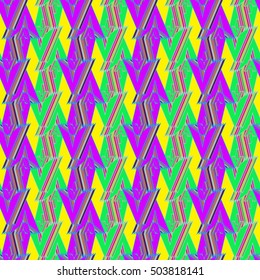 Abstract geometric colorful seamless pattern for background. Decorative backdrop can be used for wallpaper, pattern fills, web page background, surface textures.