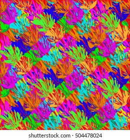 Abstract geometric colorful seamless pattern for background. Decorative backdrop can be used for wallpaper, pattern fills, web page background, surface textures.