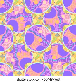 Abstract geometric colorful seamless pattern for background. Decorative backdrop can be used for wallpaper, pattern fills, web page background, surface textures.