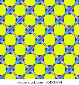 Abstract geometric colorful seamless pattern for background. Decorative backdrop can be used for wallpaper, pattern fills, web page background, surface textures.